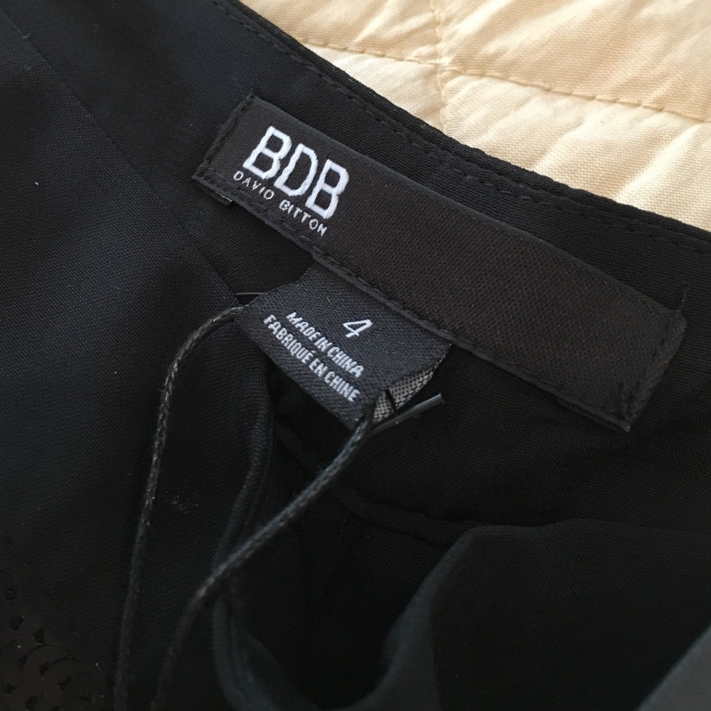 BDB Tuxedo shorts black/black sequence sz4 - Picture 2 of 4